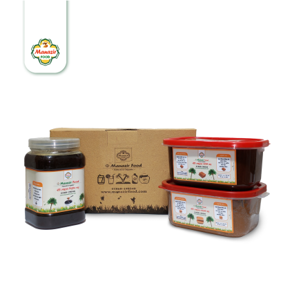 খাঁটি খেজুরের গুড় ৩ কেজি – (কম্বো প্যাক)